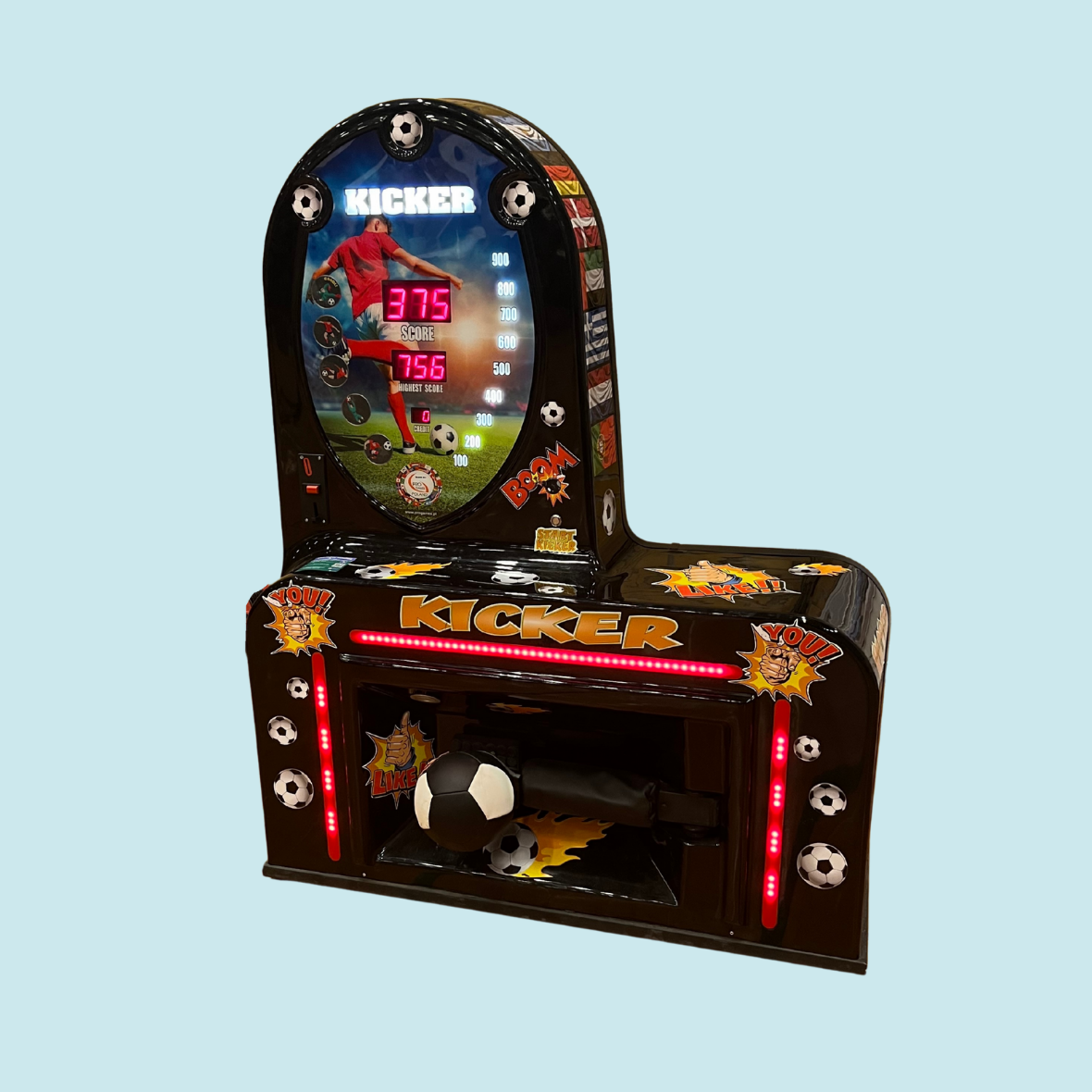 Eight shirts arranged on table in black, olive, grey, blue, white, red, mustard, and green.